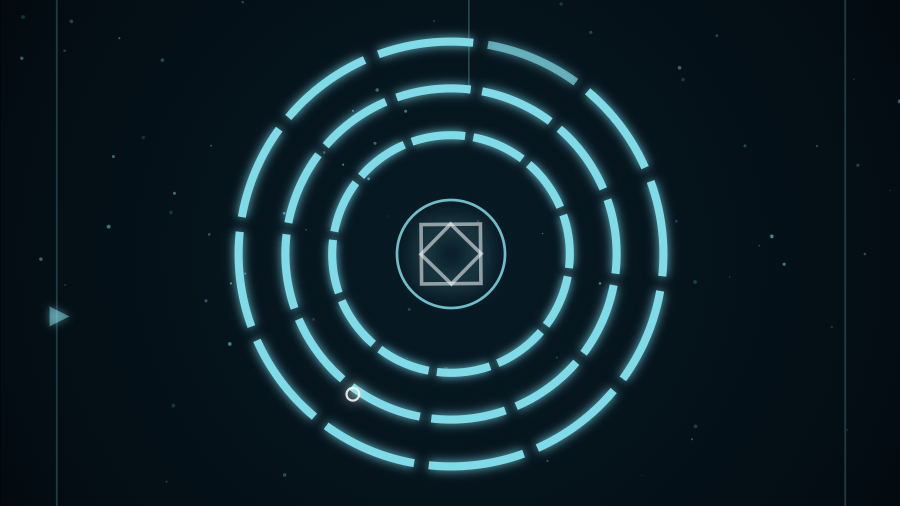 An active CubeWorld Star Buster arena with concentric energy shells around the Core